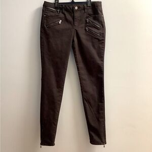 ZARA Skinny Moto Jeans. Size 4